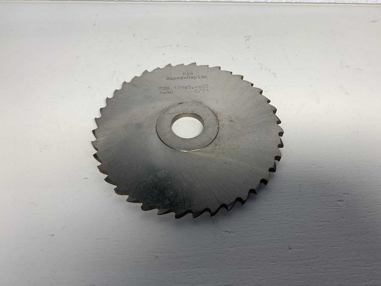 Spares & Accessories/CIRCULAR SAW BLADE HAB Ø125x5x22 Z40