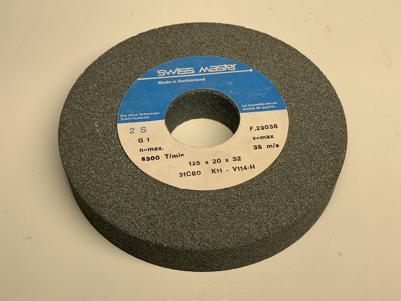 Spares & Accessories/GRINDING WHEEL SWISS MASTER Ø 125X20X32