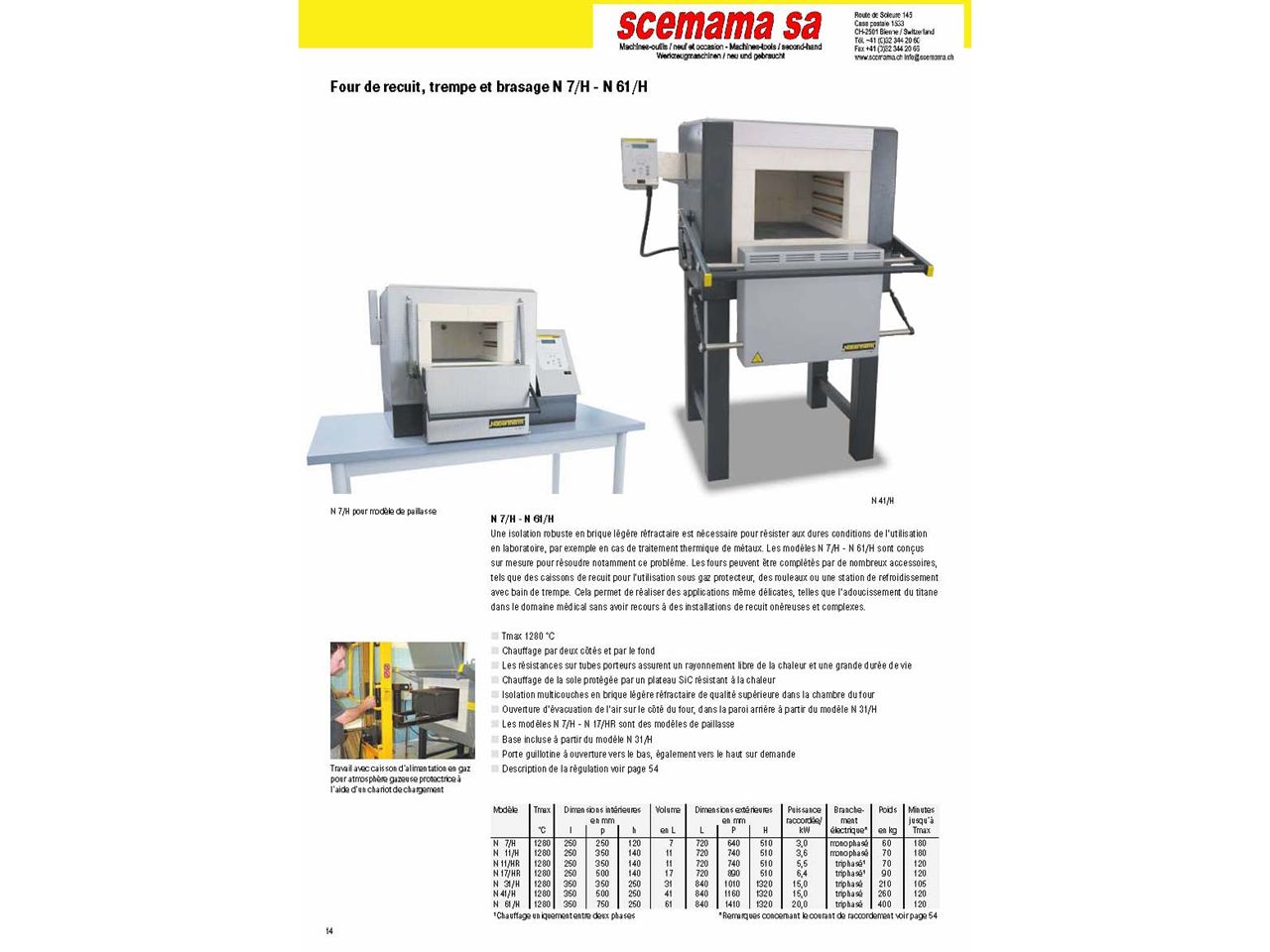 Furnaces/ELECTRICAL FURNACE NABERTHERM TYPE N7/H