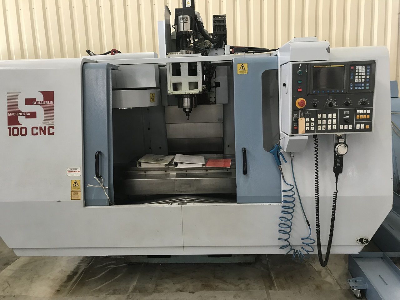 Vertical Machining Centres/VERTICAL MACHINING CENTER SCHAUBLIN TYPE 100-CNC