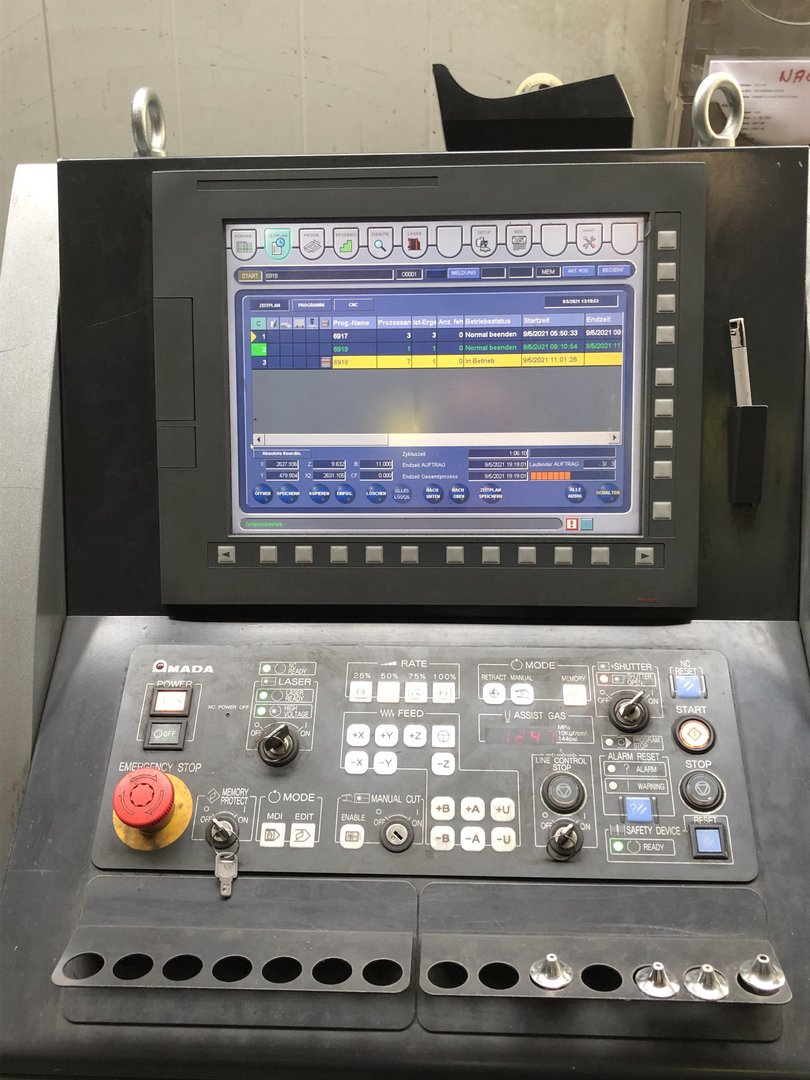 Laser Cutting/Amada - FOL 3015 AJ FIBER 4000 NT / ASLUL 300FLCAJ