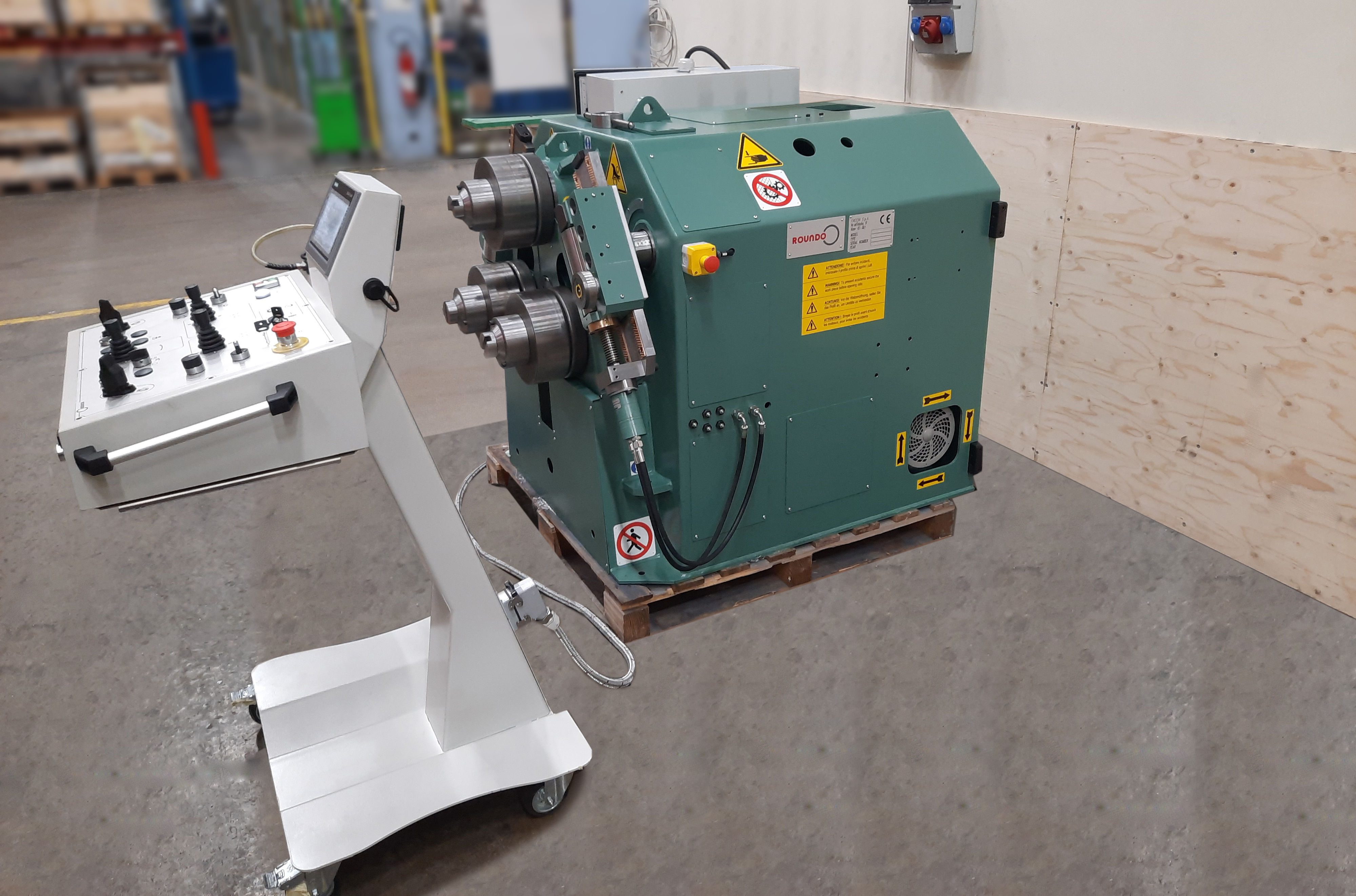 Bending Rolls/ROUNDO Model R-4-S Section Bending Rolls.