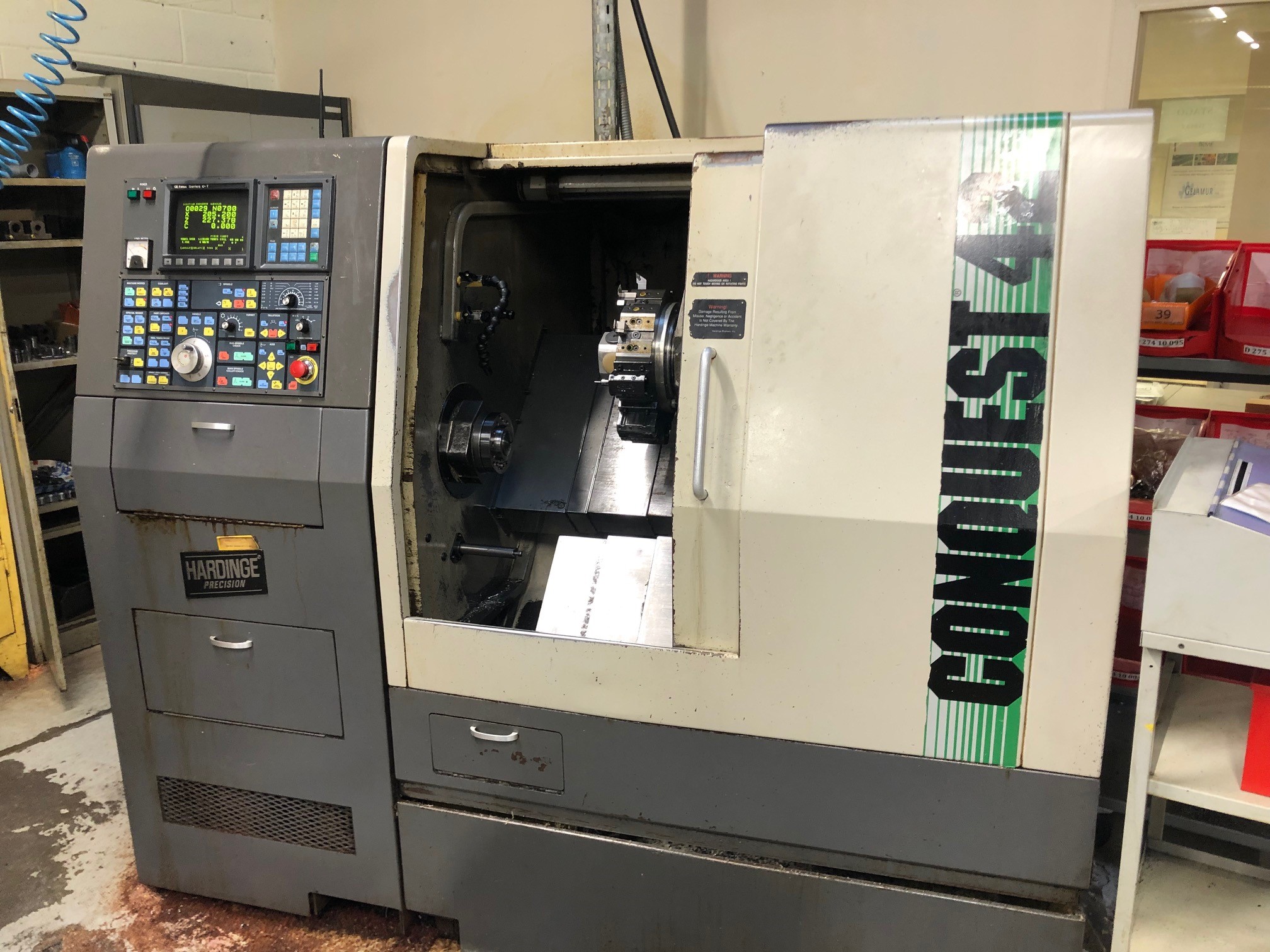 Turning gears/CNC Turning Hardinge Conquest